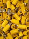 ÃÂ Yellow Male Insulated Spade Wire Connector Electrical Crimp Terminal 10-12AWG